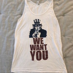 Tri Sigma USA/Uncle Sam tank top